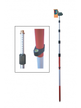 ASTA PORTAPRISMA - 5m - DIAM. 32mm CON ADATTATORE PER SENSORI LASER